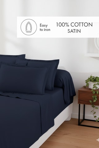 Drap plat Uni 1 baratta - Bleu