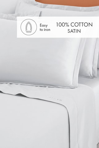 Drap plat Uni 1 baratta - Blanc