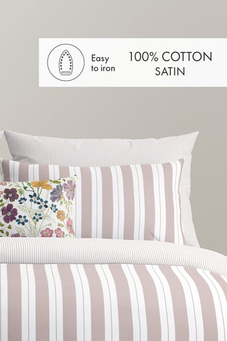 Drap plat Noémie - Vieux rose