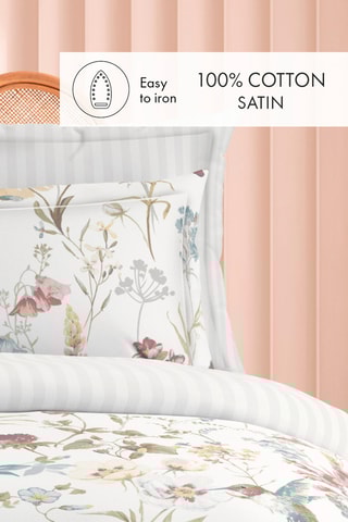 Parure de couette Colibri chantant - Blanc