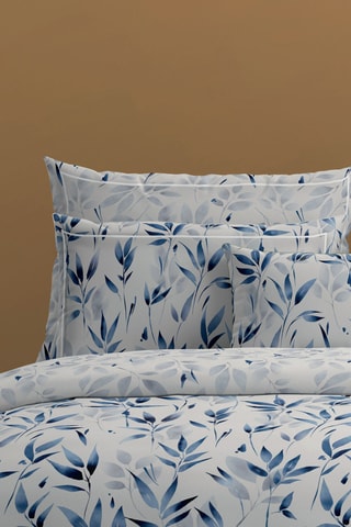 Parure de couette Eclat Bleu - Bleu et blanc