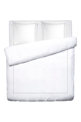Parure de couette Eclat de perle - Blanc