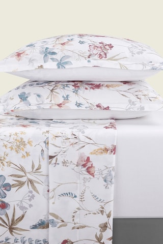 Parure de draps Colibri chantant - Blanc