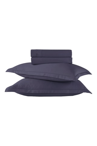 Parure de draps Uni 1 baratta - Bleu marine
