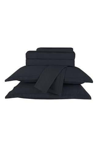 Parure de draps Uni 1 baratta - Bleu foncé