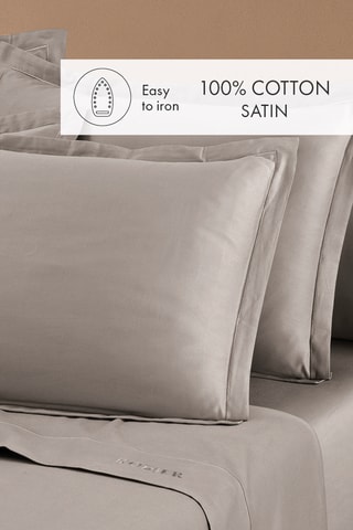 Parure de draps Uni 1 baratta - Taupe