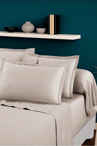 Parure de draps Uni 1 baratta - Taupe clair