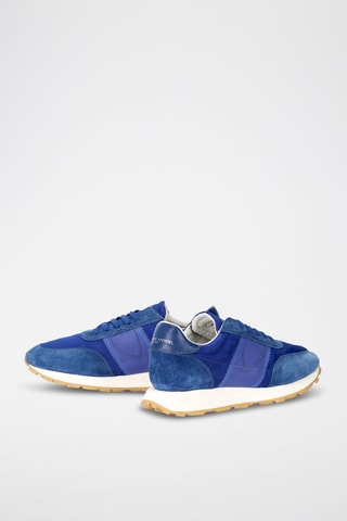 Kalfsleren Sneakers Tour - Blauw 