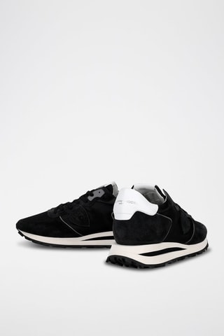 Kalfsleren Sneakers Tropez - Zwart