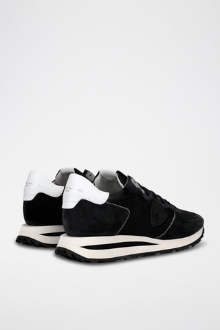 Kalfsleren Sneakers Tropez - Zwart