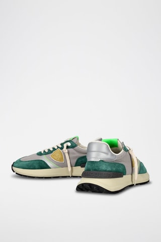Leren Sneakers Antibes - Groen