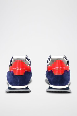 Leren Sneakers TRPX Mondial - Koningsblauw en Rood