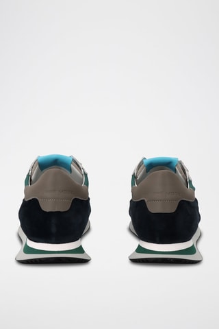 Leren Sneakers TRPX Mondial - Groen en Lichtblauw