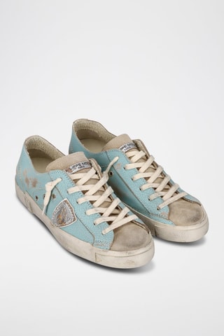 Leren Sneakers PRSX - Hemelsblauw