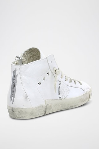 Leren Hoge Sneakers PRSX High - Wit