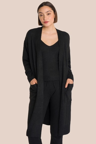 Gilet long Chiara - Noir