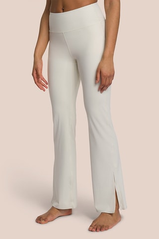 Pantalon flare de yoga Venus - Blanc