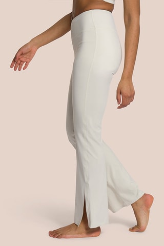 Pantalon flare de yoga Venus - Blanc