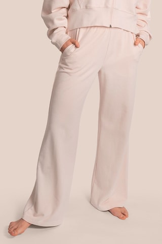 Pantalon de yoga en coton biologique taille haute Brooke - Nude