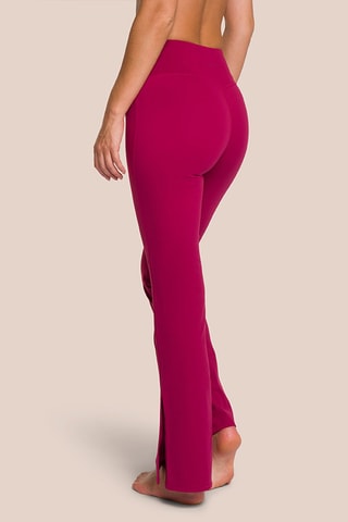 Pantalon flare taille haute Shania - Fuchsia