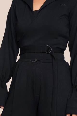 Veste portefeuille Elodie - Noir