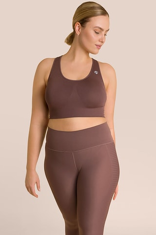 Brassière de yoga Beverly - Taupe