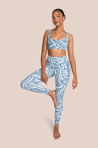 Brassière de yoga Shania - Bleu