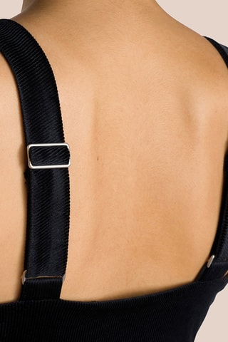 Brassière en velours Eden - Noir
