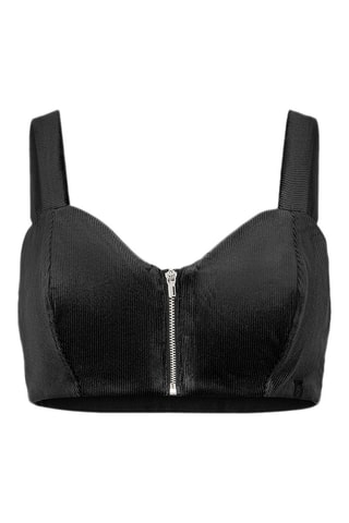 Brassière en velours Eden - Noir