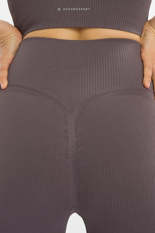 Legging flare de yoga Maya - Taupe