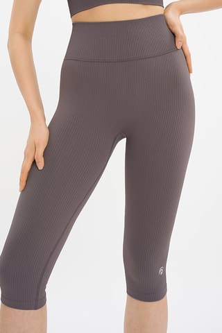 Legging court Maya - Taupe