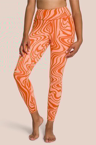 Legging de sport taille haute Shania - Pêche