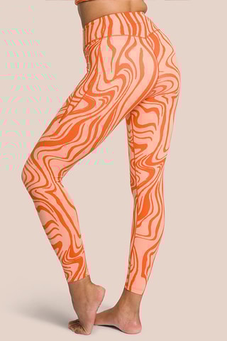 Legging de sport taille haute Shania - Pêche