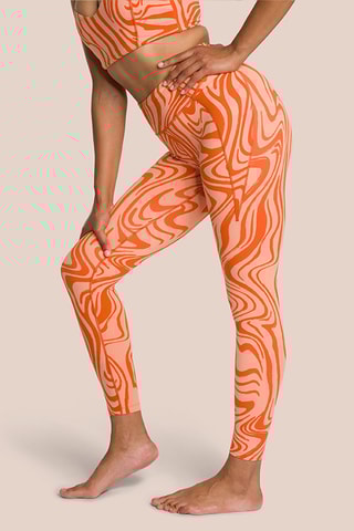 Legging de sport taille haute Shania - Pêche