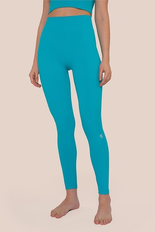 Legging de yoga taille haute Tara - Turquoise