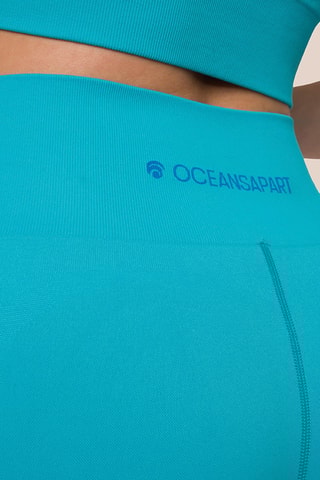Legging de yoga taille haute Tara - Turquoise