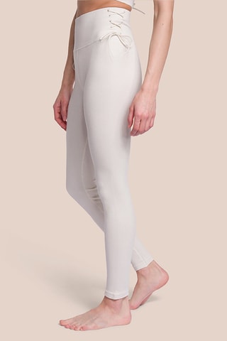 Legging de yoga taille haute Marly - Ecru 