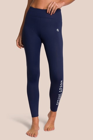 Legging taille haute Beauty - Bleu marine 