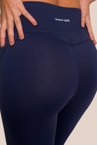 Legging taille haute Beauty - Bleu marine 