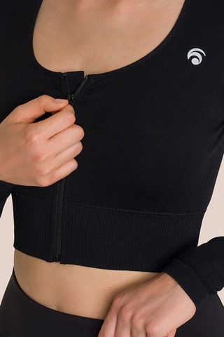 Sweat court de yoga Nami - Noir