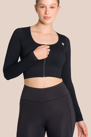 Sweat court de yoga Nami - Noir