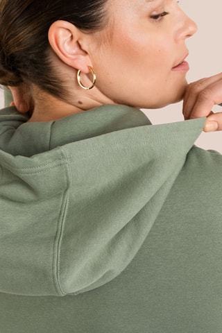 Sweat à capuche Beverly - Vert olive