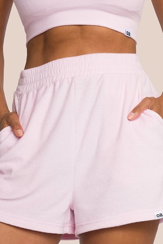Short taille haute California - Rose poudré