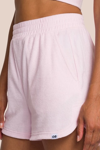 Short taille haute California - Rose poudré