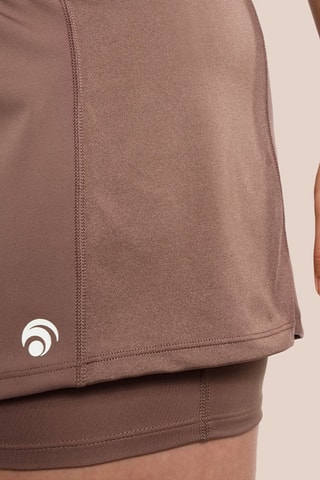 Short de yoga taille haute Athletic - Taupe