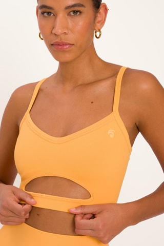 Brassière de sport Fleur - Orange