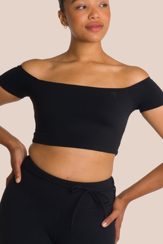 Crop top Gianna - Noir