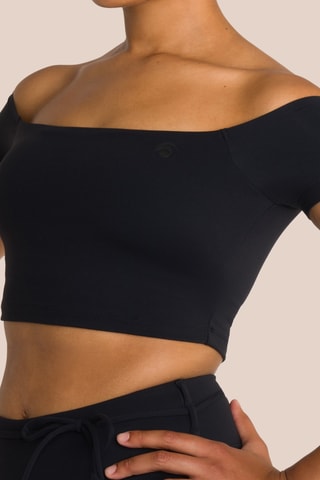 Crop top Gianna - Noir