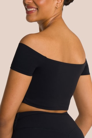 Crop top Gianna - Noir