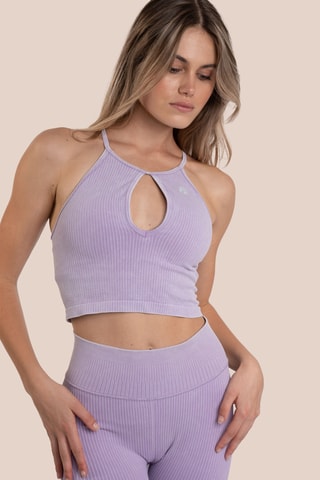 Crop top Harley - Violet clair
